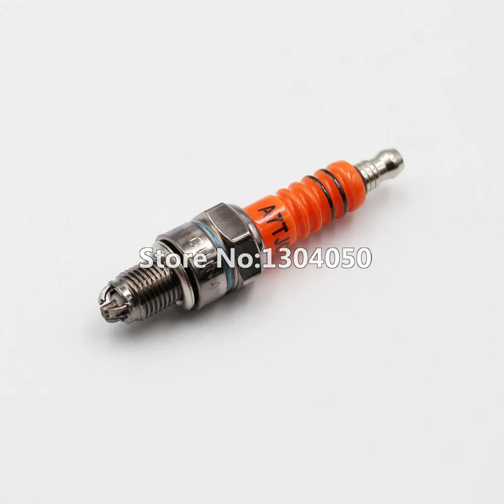 3 электроды свечи зажигания A7TC A7TJC для GY6 50 125cc Мопед Скутер ATV Quads C7HSA CR7HSA|spark plug