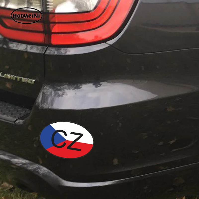 HotMeiNi 13 см x 9 1 Стайлинг автомобиля Cz Чешская Республика код страны Овальный с