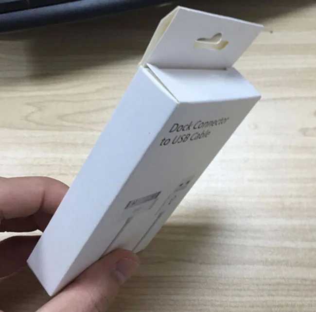 Распродажа! 100 шт./лот пустые розничные бумажные коробки для 30 контактов iPhone 4 4s ipod