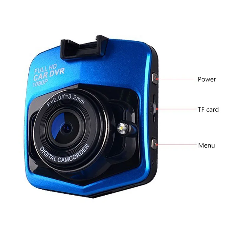 2017 Новый 2 объектив Автомобильный ВИДЕОРЕГИСТРАТОР Двойная Камера GT300 1080 P