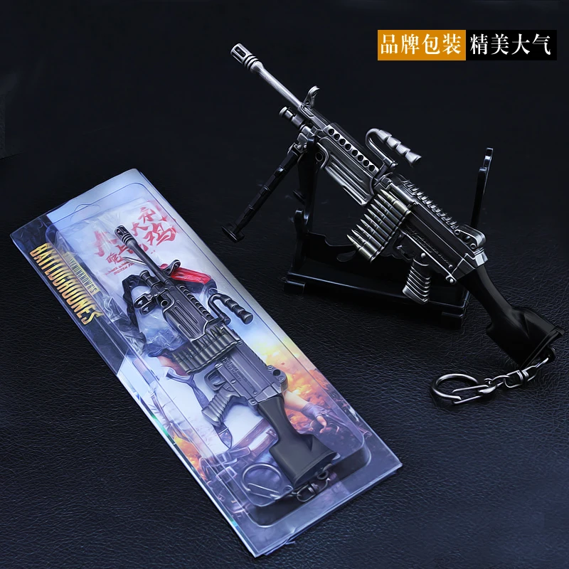 Игра PUBG M249 вся модель винтовки Playerunknown's Battlegrounds Косплей детали костюма сплав
