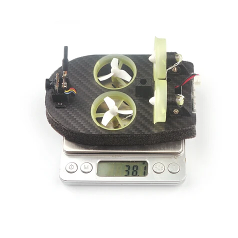 Миниатюрный whoover TW65 FPV гоночный автомобиль на воздушной подушке, дрифт грузовик, интегрированный с Frsky приемником OSD светодиодный Радиоуправляемый квадрокоптер