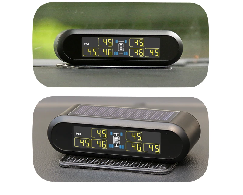 CAREUD T650 Солнечный автобус RV грузовик TPMS беспроводная система контроля давления в шинах с 6 внешними внутренними датчиками, Макс 116 PSI