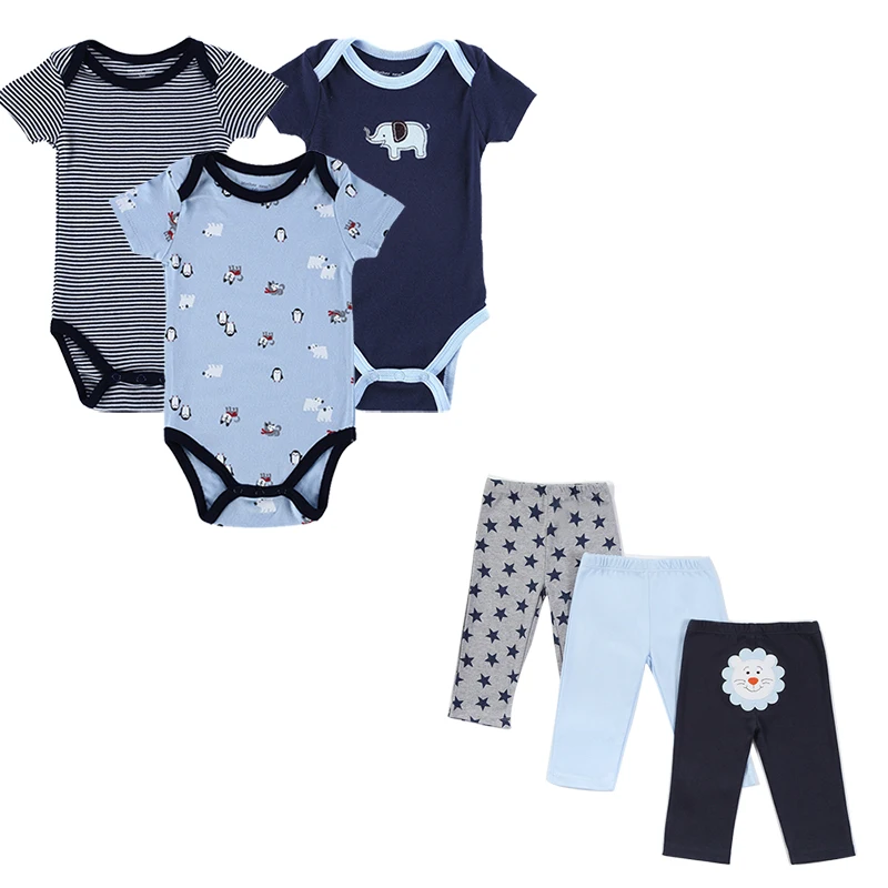3 компл./лот комплекты одежды для малышей маленьких мальчиков детские