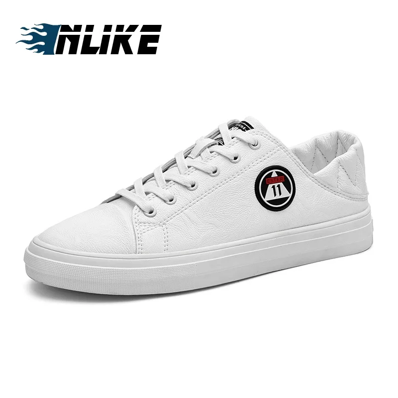 INLIKE Men's Casual Shoes South Korean Fashion New Versatile Board Leather Sneakers | Обувь