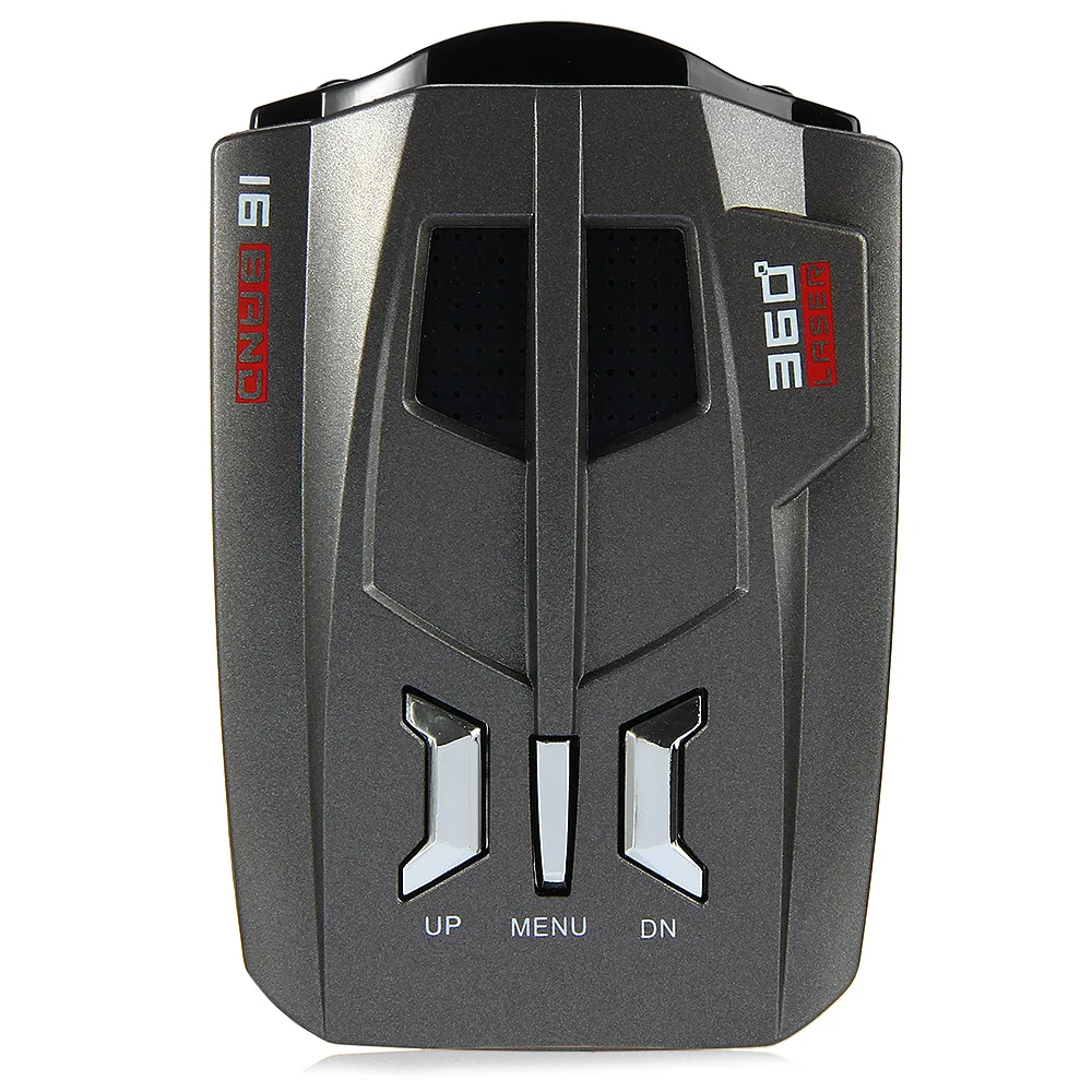 V9 Car Radar Detector 360 Degrees 16 Band With LED display Russia / English Voice Alert Warning car alarm system | Автомобили и
