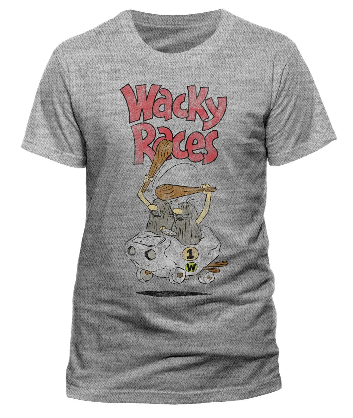 Wacky Racing Boulder Mobile Футболка новая и официальная! Летняя мужская модная футболка