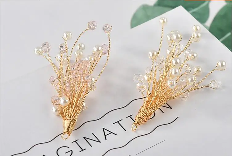 pink Минимальный заказ, 10 шт./лот, бусины, украшение, медная обмотка, модная кисточка, форма, металлический плавающий медальон, подвески, сделай сам, ювелирный аксессуар - Окраска металла: pink
