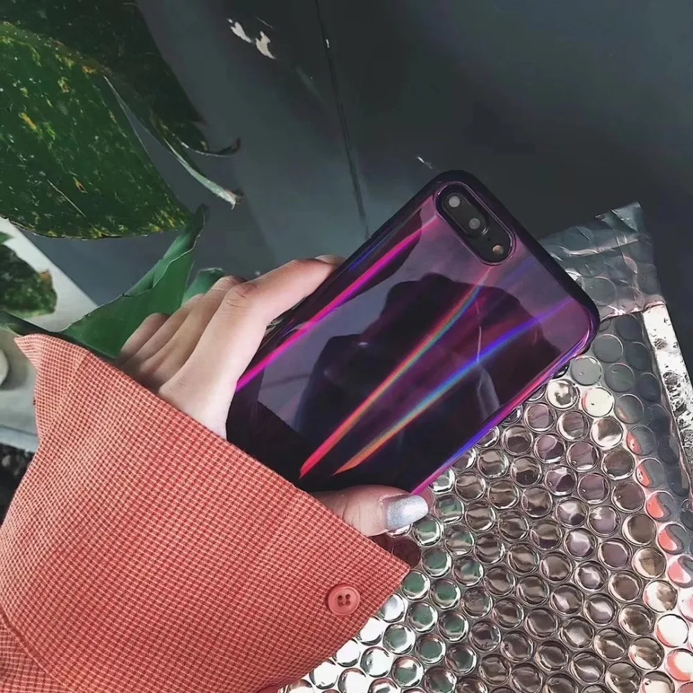 GABOOM Роскошные IMD лазерный телефон чехлы для iPhone 7 Чехол 6 6s 8 Plus X охватывает моды