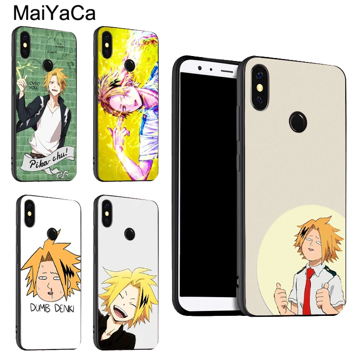Чехол Denki Kaminari My Hero academic для POCO X3 F2 Redmi Note 9 Pro 8 7 8T 9S 9A 9C Mi 10 Lite 9T A3|Бамперы| |