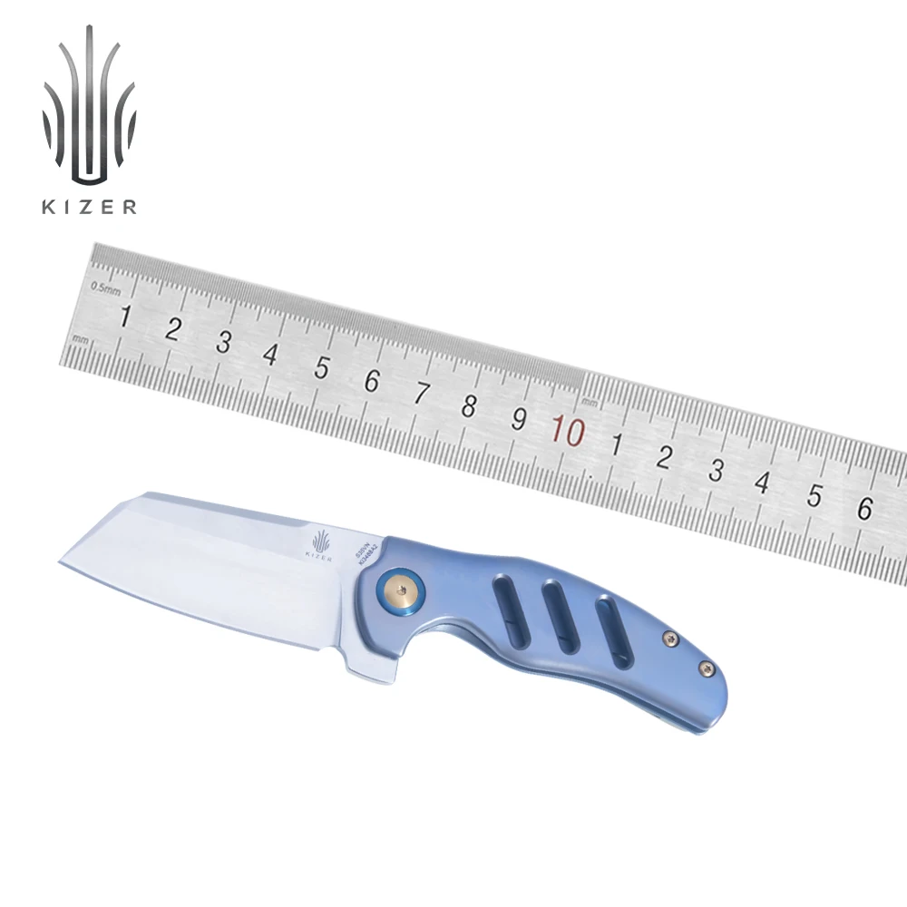 Складной нож Kizer C01C Mini KI3488A2 тактический титановый мини из овчины
