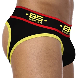 Мужские трусы джоки, темно-синие дышащие стринги, бандаж, бандаж, гей-трусы, 85