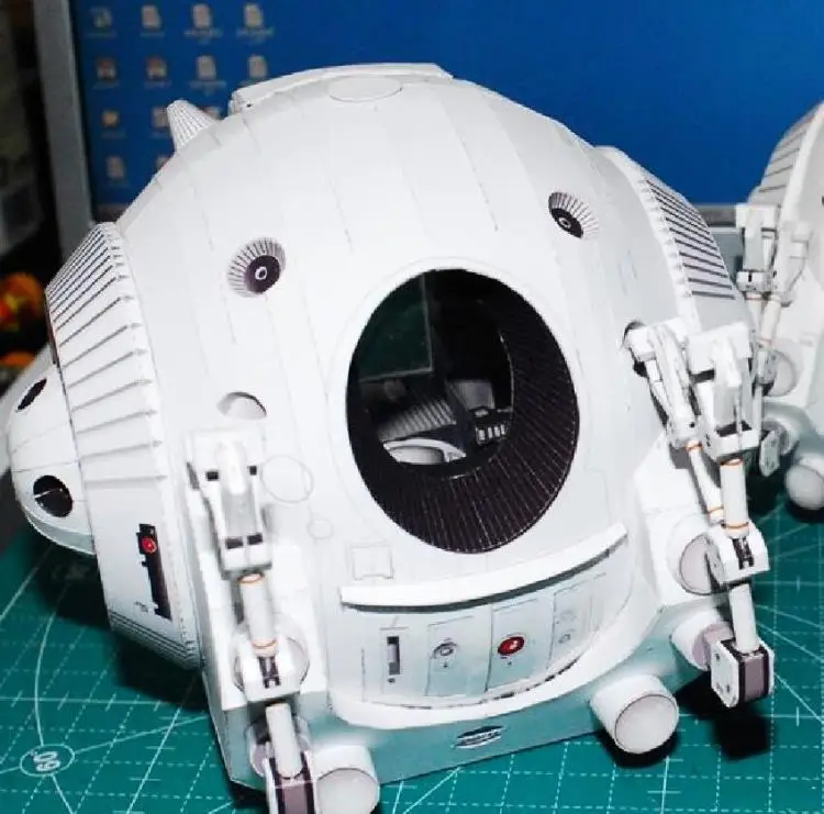 2001 космическая Одиссея EVA Podz Одиночная капсула 3D бумажная модель DIY бумажная игрушка ручной работы