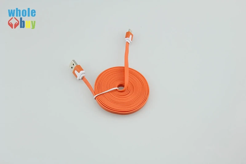 100 шт./лот 1 м 2 м 3 м цветной плоский кабель V8 Micro USB 5pin 8pin кабель для зарядки и передачи данных для samsung S3/S4 Xiaomi Iphone X 10 8