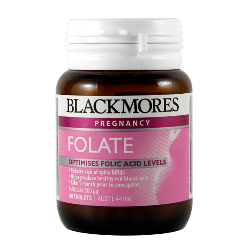 Австралийская таблетка BlackMore Folate 90 таблеток медицинская добавка фолиевая