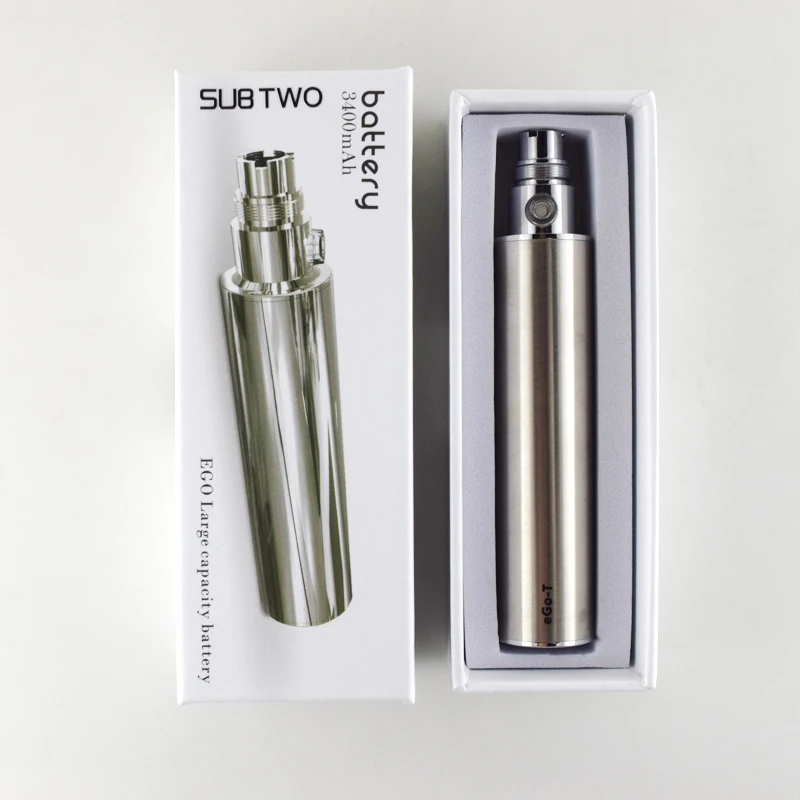 SUB TWO высокое качество 3400mAh батарея электронная сигарета батарея eGo переменное напряжение 3,2 V-4,2 V электронная сигарета батарея ecig