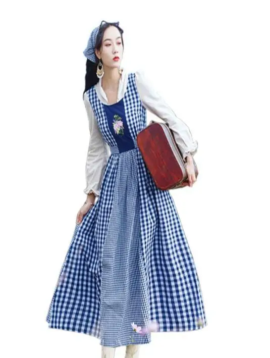 Lolita Dress European Retro Pastoral Style Costume Girl Palace Princess |