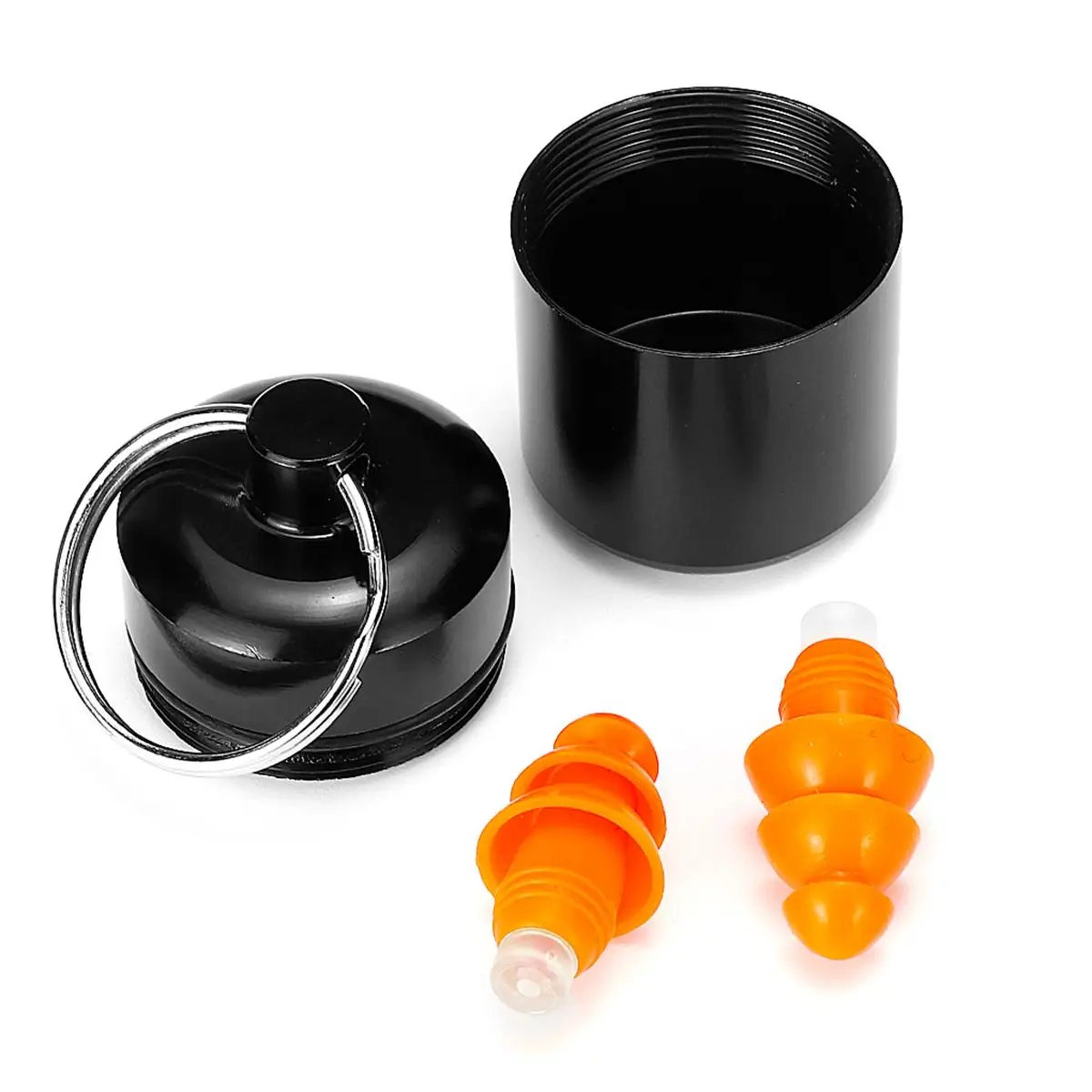 Оранжевый NEW 27db Soft Silicone Noise Cancelling Earplugs Swimming Diving Anti-Noise Ear Plug with Box for Sleeping Hearing Protection - Цвет: Оранжевый
