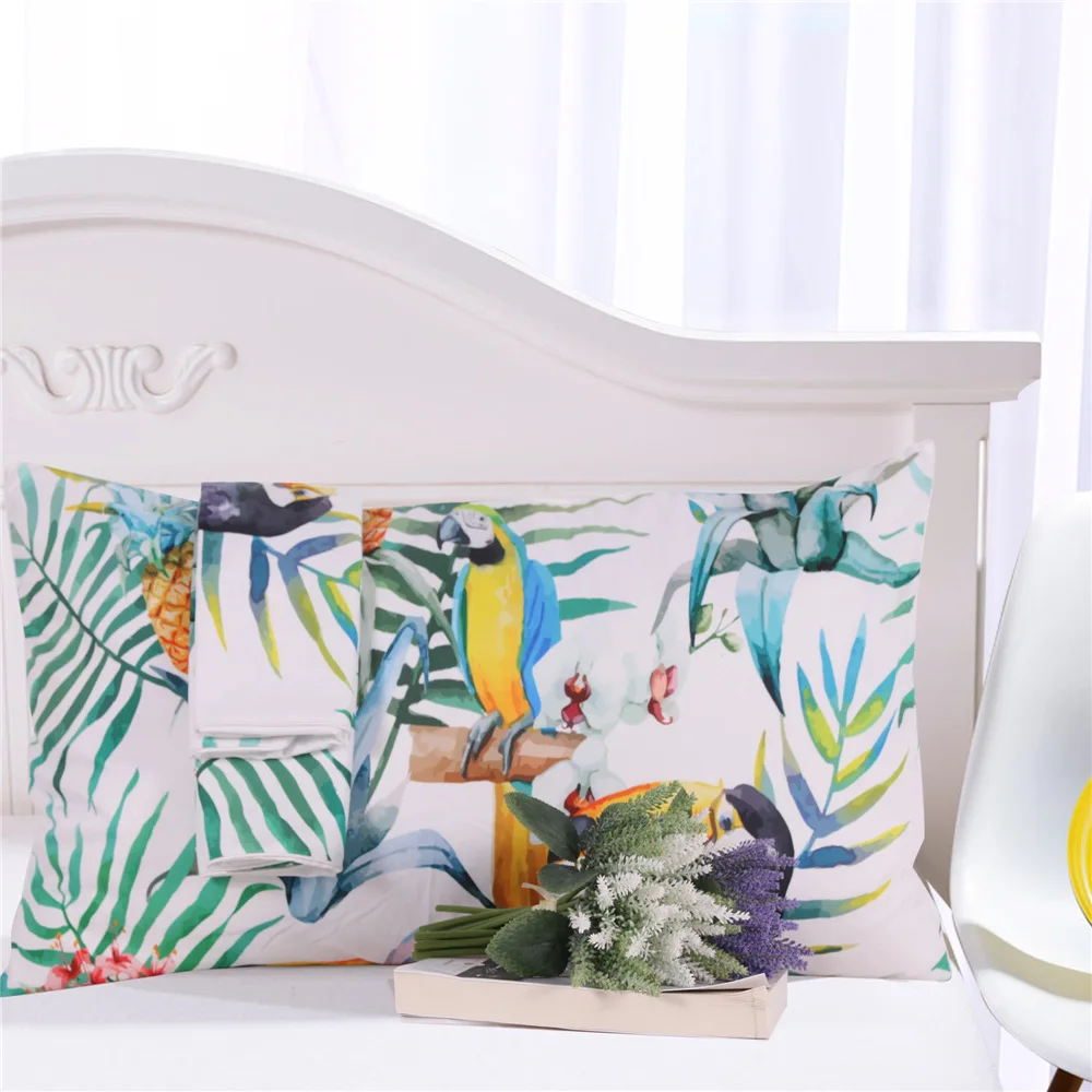 Комплект постельного белья с пододеяльником и наволочкой 3D Toucan комплект мягкого