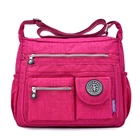 2021 брендовая Повседневная простая женская сумка, женская сумка-мессенджер на одно плечо, женская сумка, нейлоновая сумка через плечо, сумка