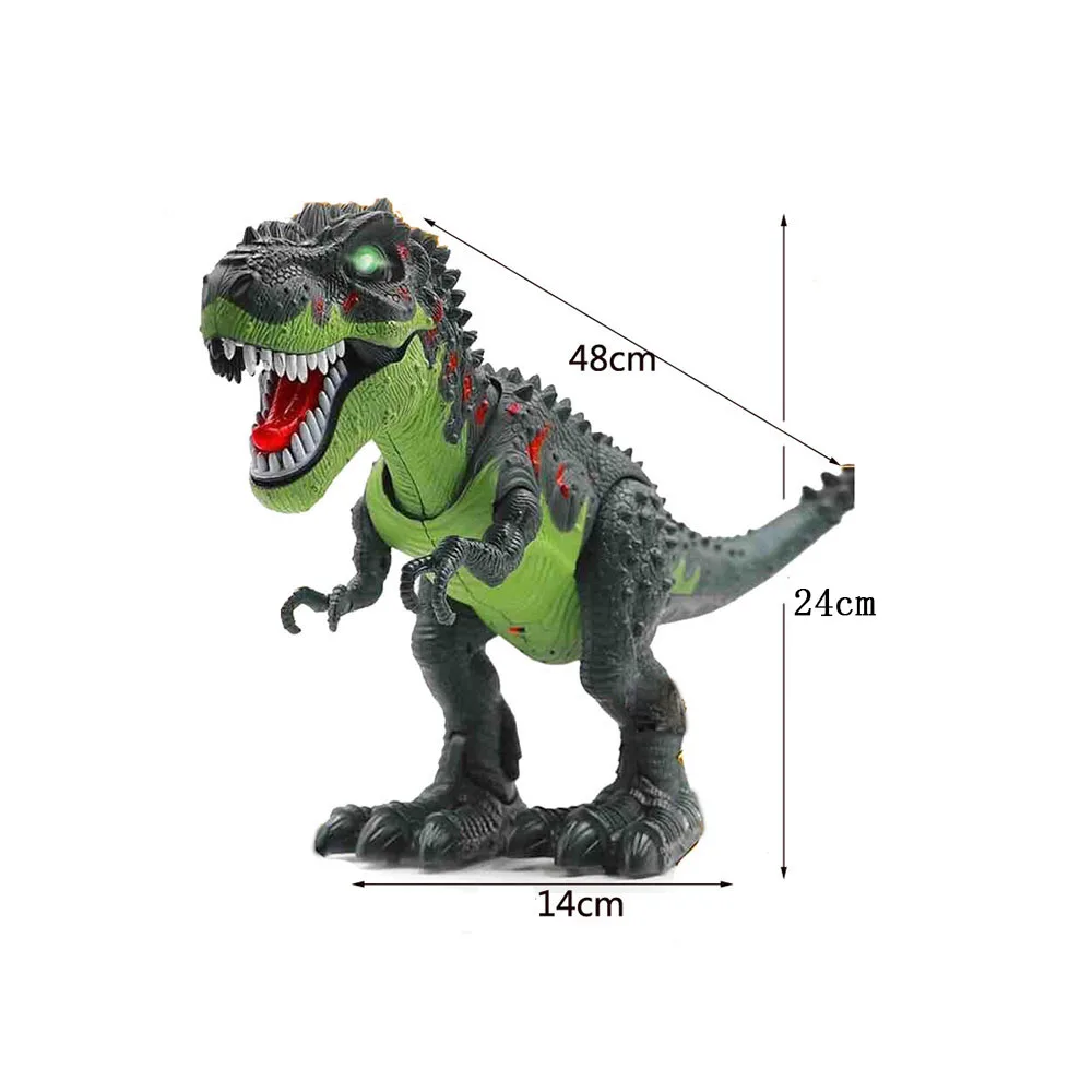 Электронных динозавров Игрушечные лошадки Модель Tyrannosaurus мигает динозавры робот
