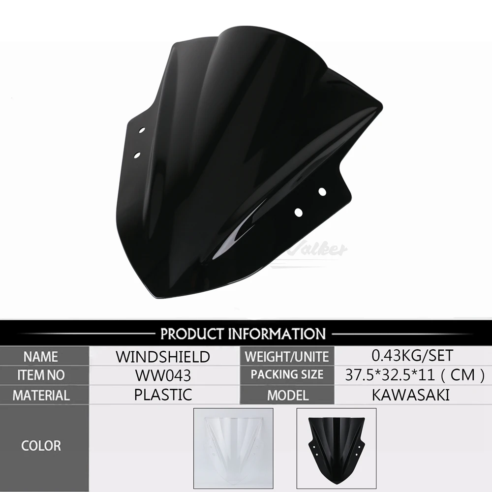 Лобовое стекло для мотоцикла Kawasaki Ninja 300 R EX300 EX300R ex300 r 2013 2014 2015 2016 Double Bubble EX300R| |