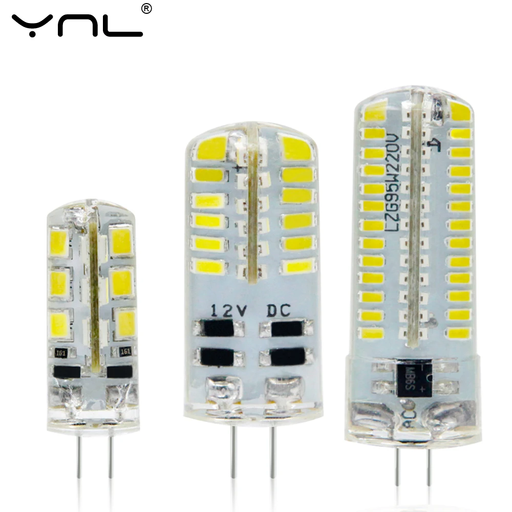 Светодиодная лампа G4 12 В/220 В 1 Вт 3 6 светодиодная 5730 SMD 2835 3014 хрустальные люстры