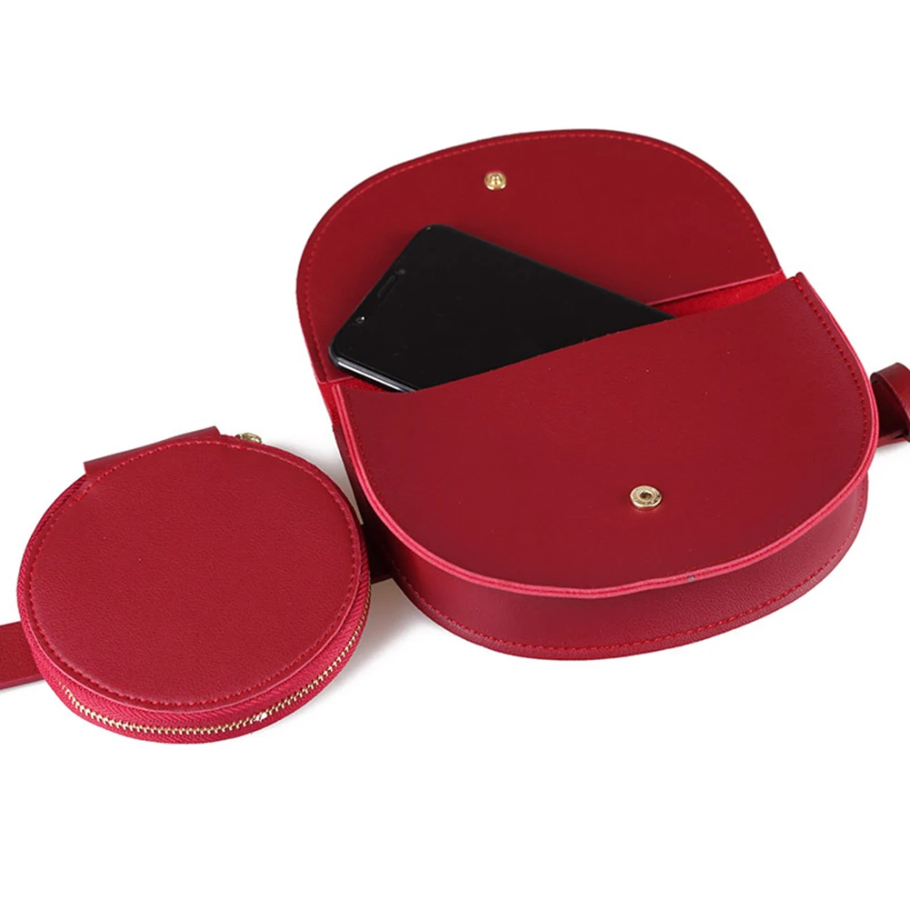 Забавная сумка для женщин простой винтажный поясной кошелек контрастных цветов