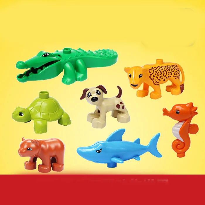 Наборы пластиковых моделей миниатюрные фигурки животных пластиковые аниме