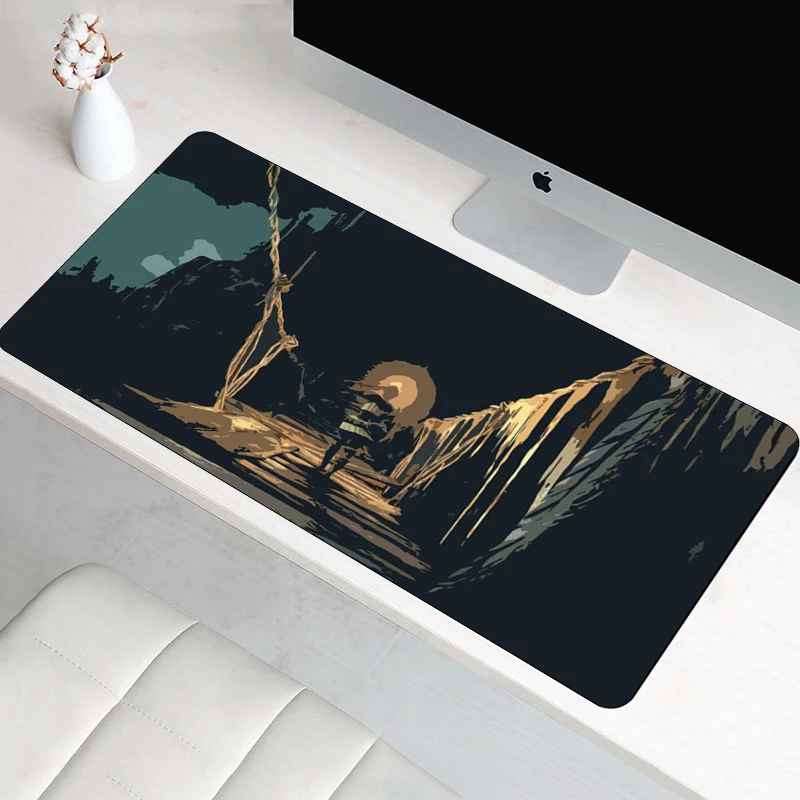 Игровой коврик для мыши SIANCS Dark скоростных геймеров резиновый с закругленными