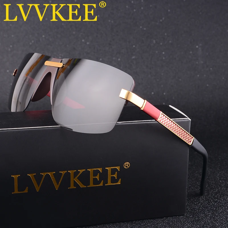 LVVKEE 2020 Брендовые мужские поляризованные зеркальные солнцезащитные очки UV400 без