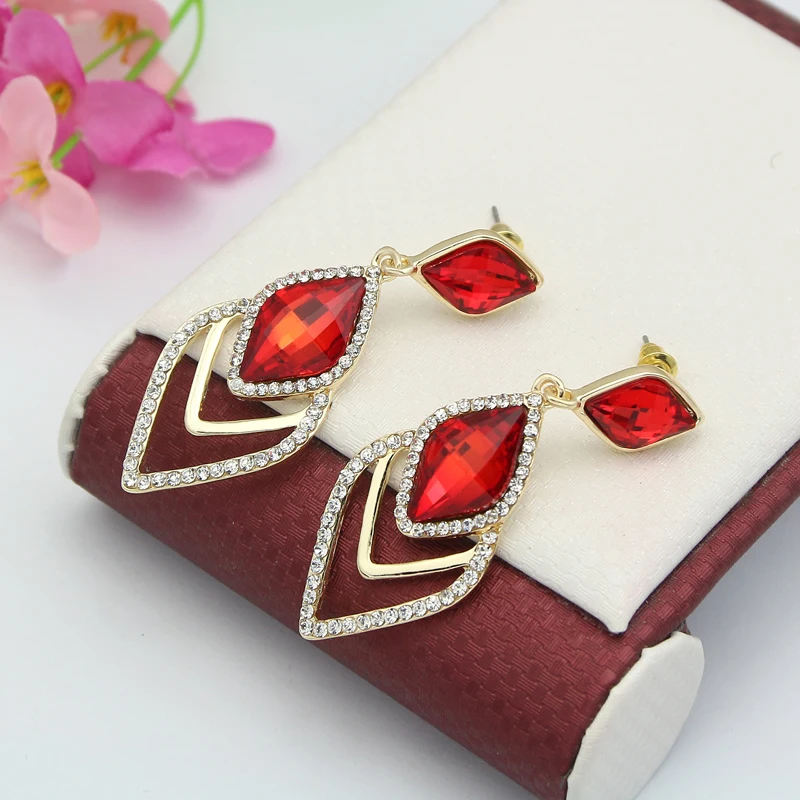 Новые Моды для Женщин Партии Ювелирных Изделий Австрийских Кристаллов Лонг