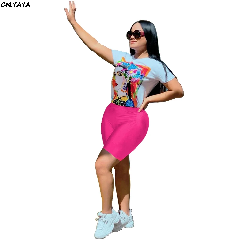 2019 Женская летняя футболка с круглым вырезом и принтом героями мультфильмов