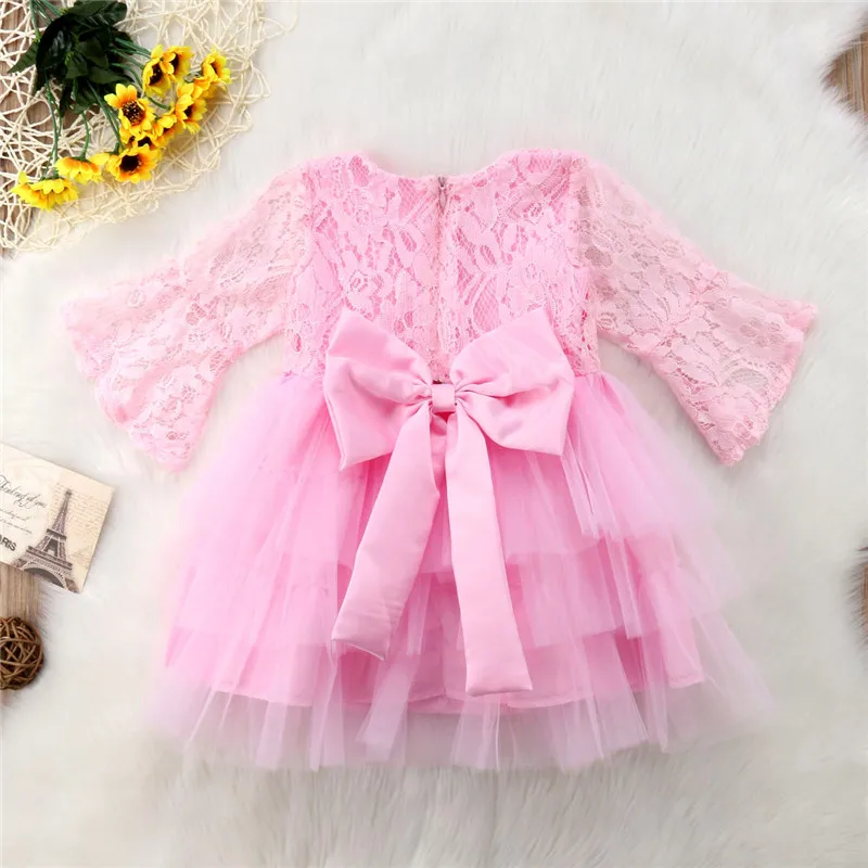 Детское платье принцессы с цветочным рисунком для маленьких девочек детские