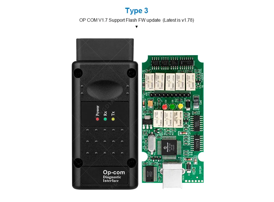 Opcom для opel сканер op com V1.65/V1.7/V1.78/V1.99 с PIC18F458 FTDI obd opel Авто диагностический сканер CAN BUS интерфейс
