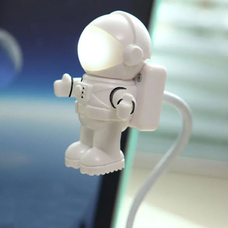 Забавный Астронавт USB гаджет космонавт USB светодиодный светильник регулируемый ночной Светильник гаджеты для компьютера PC лампа