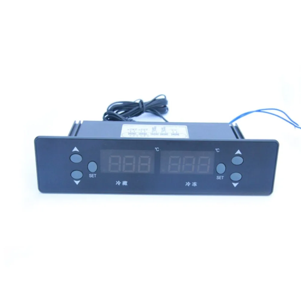 KT-8000 Dual Temperature Controller Thermostat Sensor Freezer Thermometer Refrigerated Digital Display Panel | Обустройство дома