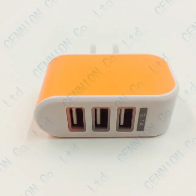 Сетевое зарядное устройство с 3 USB-портами 5 В 1 А шт. | Мобильные телефоны и