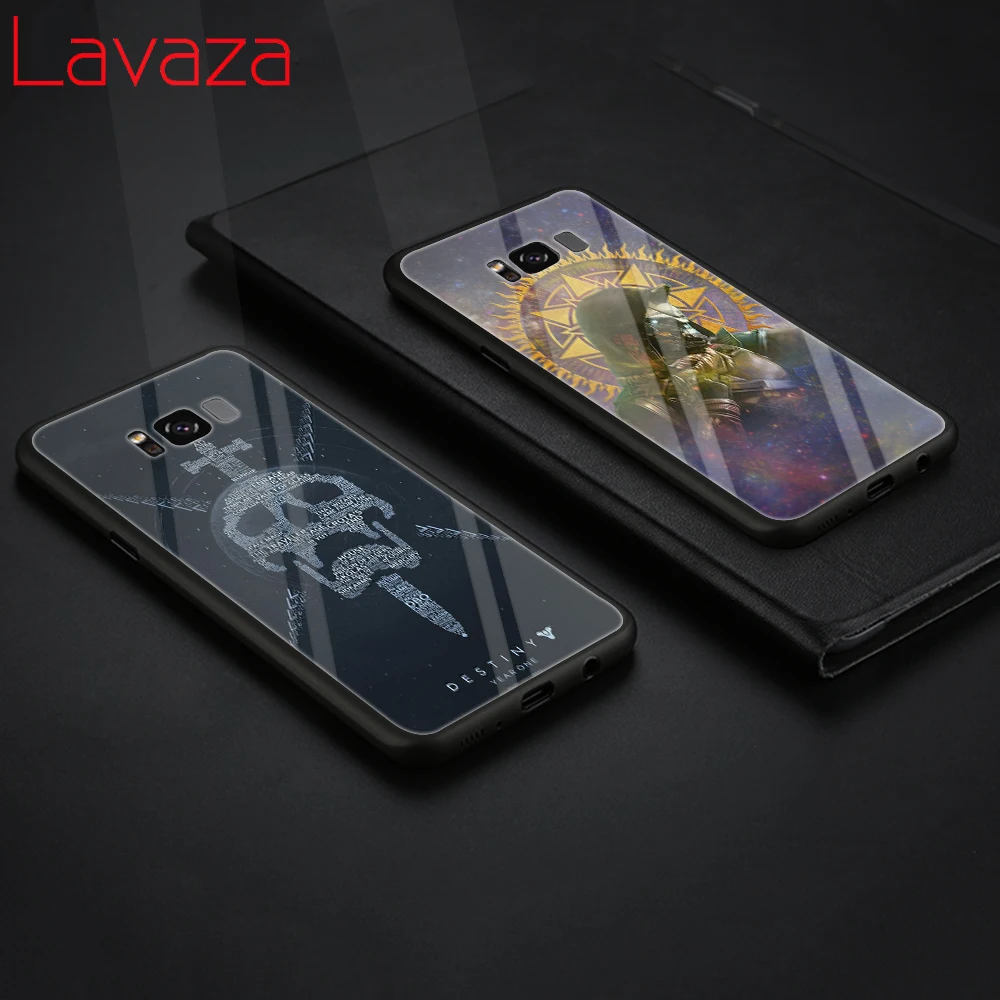 Lavaza Destiny 2 закаленное Стекло чехол для Samsung Galaxy S8 S9 S10 плюс S7 края Примечание 8 9 Мягкие TPU крышка