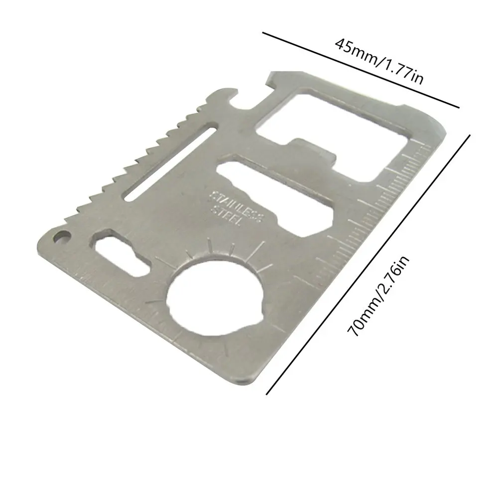 11 в 1 многофункциональная Кредитная карта нож лезвие для выживания на открытом