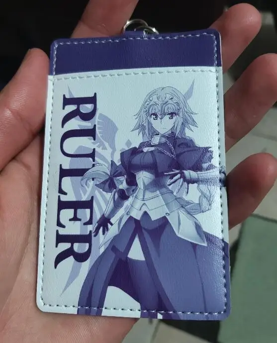 Аниме Fate Apocrypha линейка Jeanne dɺrc FGO Joan Of Arc визитница автобусный пропуск чехол
