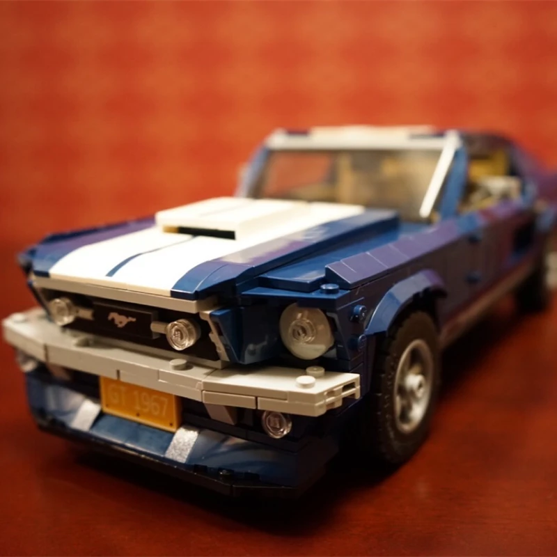 Новый 1684 шт эксперт по Творцу Форд Мустанг 10265 комплект GT500 Kompatibel Legoing Bausteine Ziegel