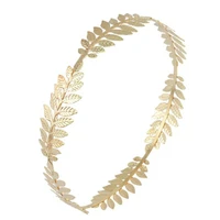 2019 new pretty gold leaf bridal crown greek style olive leafs wreath wedding crowns women headpiece hair jewelry