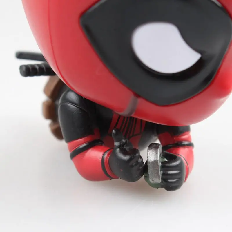Marvel DeadPool Милая голова пузыря лежа Ver. ПВХ фигурка модель игрушки|Игровые фигурки и