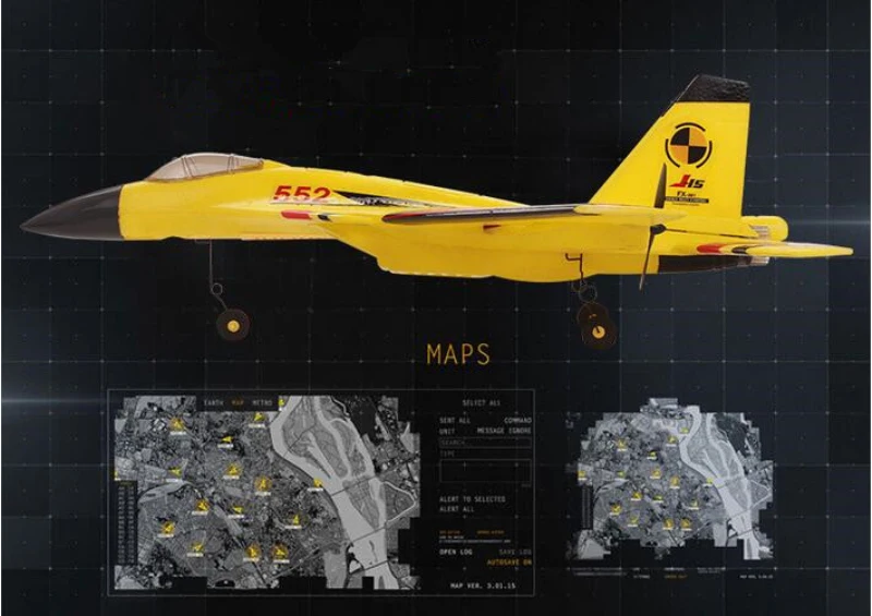Плеер 63 см большой rc fighter FX-861 4 CH фиксированное крыло rc-планер Электрический пенопласт трюк RC самолет планеры игрушечные самолеты до 500 м