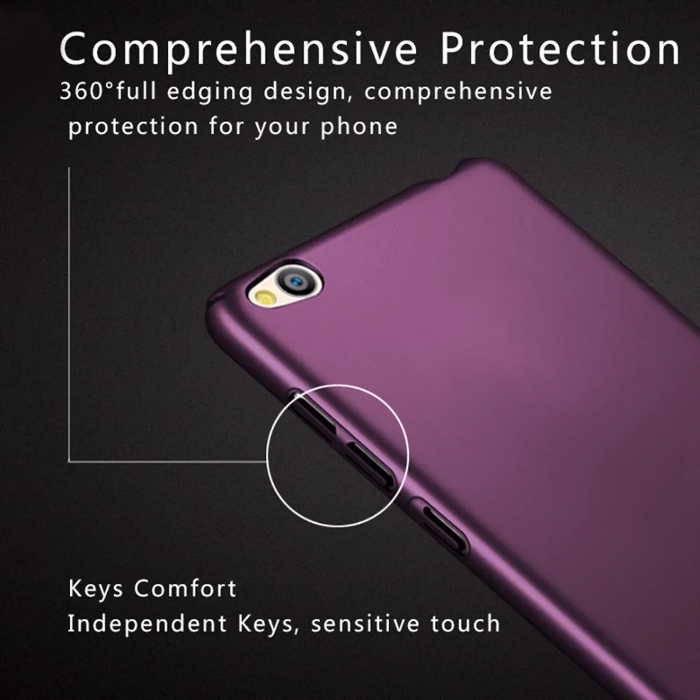 Ультратонкий Жесткий Чехол для Xiaomi Redmi 4A Hongmi 4a задняя крышка пластиковый матовый