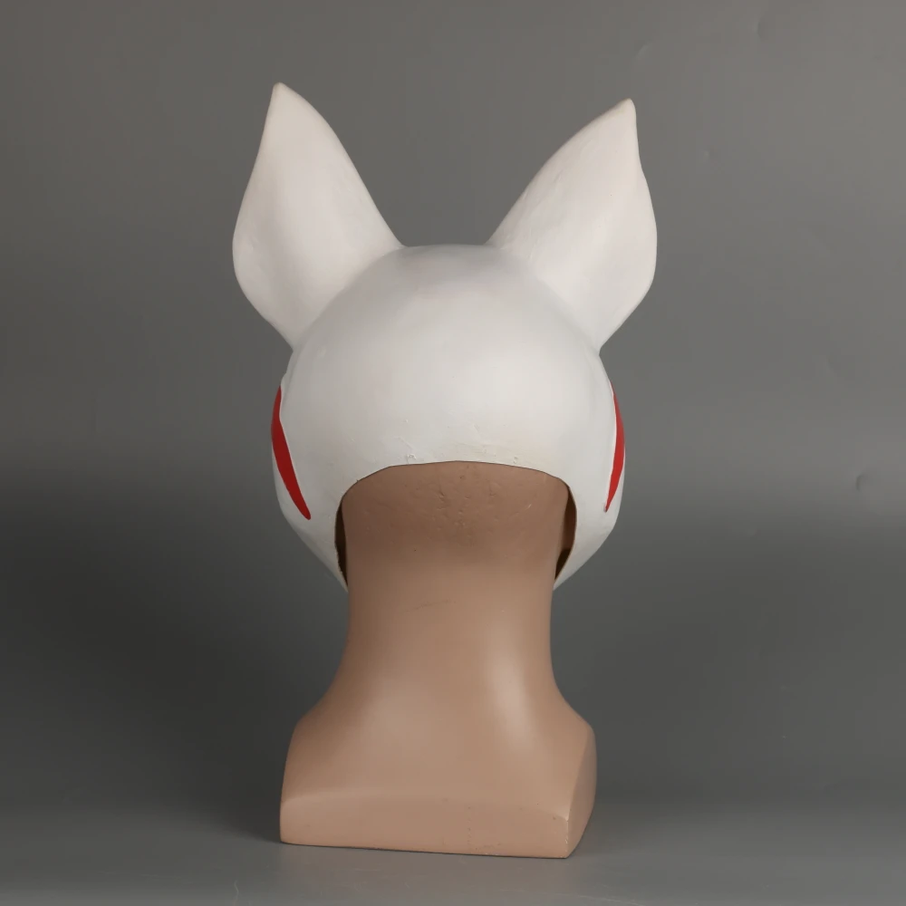 Игра дрейф маска лиса kitsune животное Полная Голова маска для взрослых унисекс Маскарад шлемы реквизит вечерние Хэллоуин нарядное платье