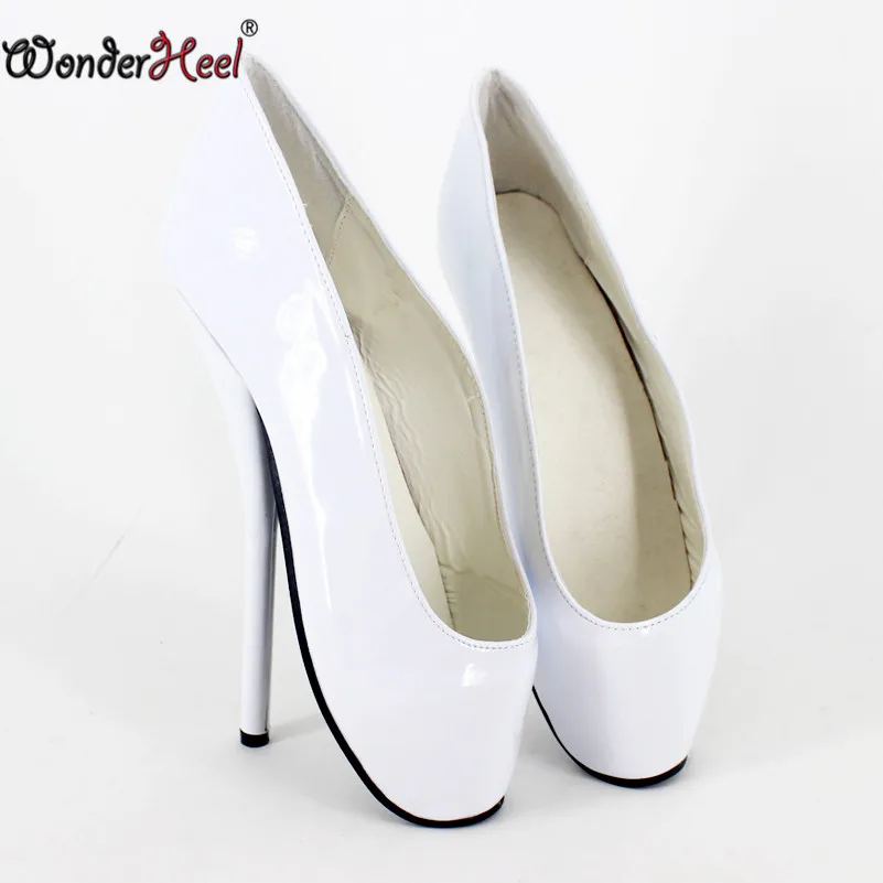 Wonderheel/Новинка Экстремально высокий каблук 18 см/7 дюймов балетные сексуальные