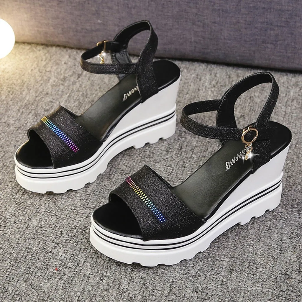 Сандалии SAGACE женские на платформе модные туфли лодочки пикантные с открытым