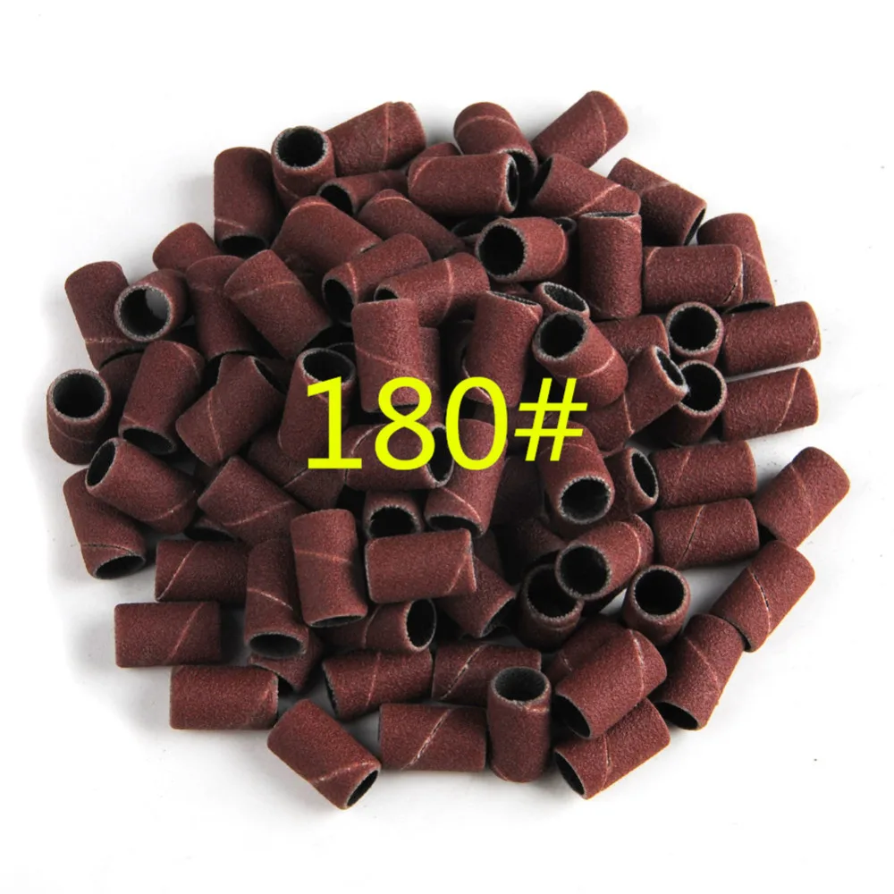 100 шт Шлифовальная Пилка Для ногтей ремешки пилка для УФ гель акриловый лак